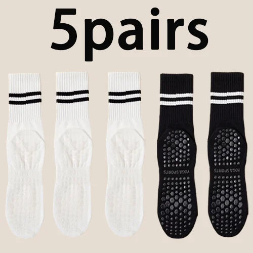 Flowna Pilates Grip Socks – Non-Slip Barre & Yoga Socks