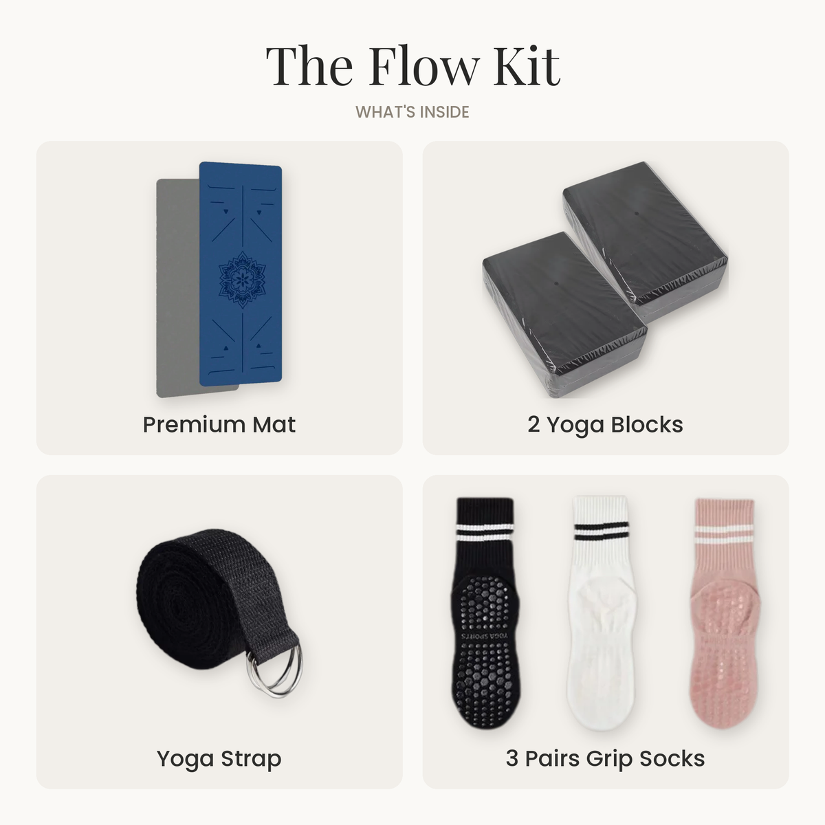 What's inside The Flow Kit