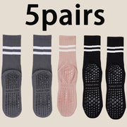 Flowna Pilates Grip Socks – Non-Slip Barre & Yoga Socks
