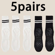 Flowna Pilates Grip Socks – Non-Slip Barre & Yoga Socks